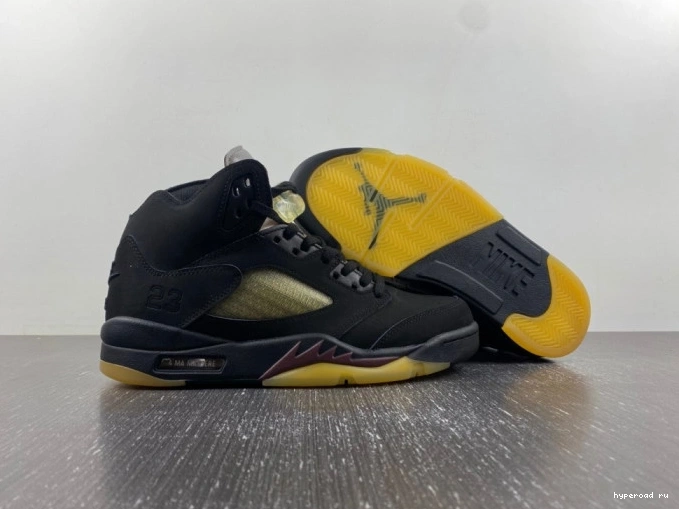 Jordan 5 Black Maniere x A Air Ma FD1330-001 0715